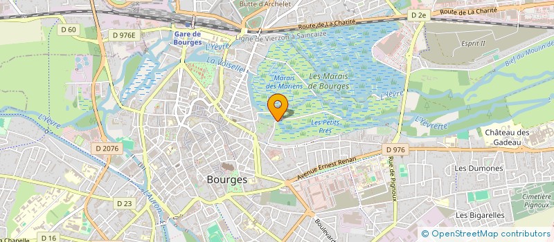 localisation de l'entreprise PLUSDESTAGES  BOURGES