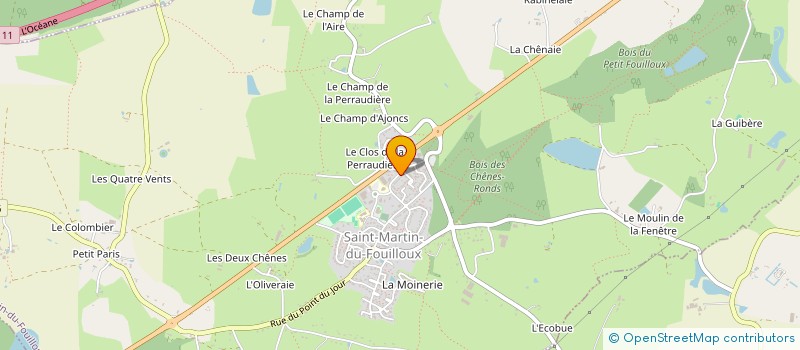 localisation de l'entreprise PLUSELEC à SAINT-MARTIN-DU-FOUILLOUX