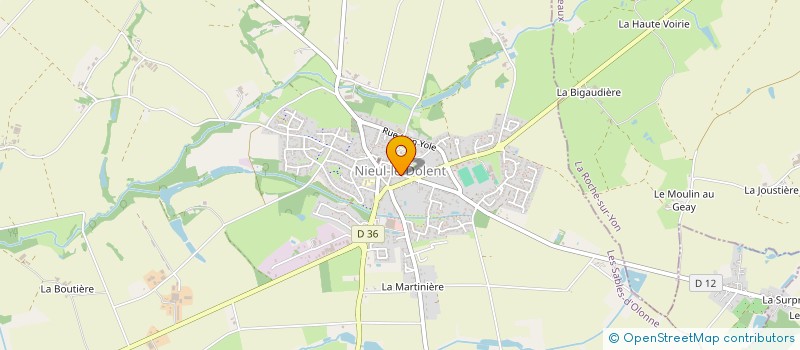 localisation de l'entreprise PLUSERVICE VENDEE  NIEUL-LE-DOLENT