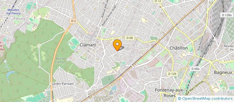 localisation de l'entreprise PLUSIEURS CORDES A NOS ARTS à CLAMART