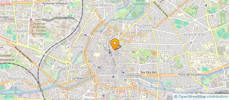 localisation de l'entreprise PLUSQUELLEC GUENAELLE  RENNES