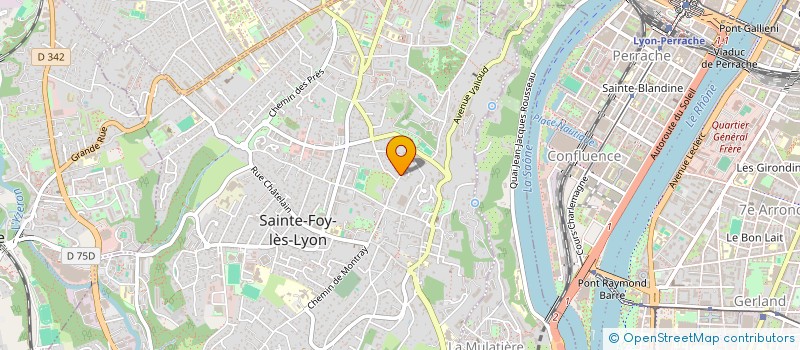 localisation de l'entreprise PLUSSE à SAINTE-FOY-LES-LYON