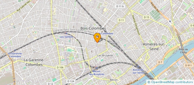 localisation de l'entreprise PLUSVALENCES à BOIS-COLOMBES