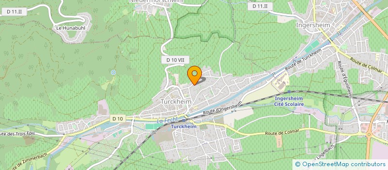 localisation de l'entreprise PLUTON  TURCKHEIM