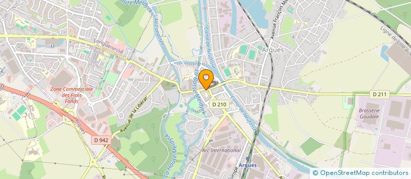 localisation de l'entreprise PLUTON  ARQUES