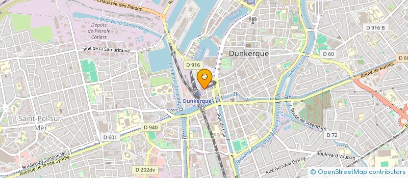 localisation de l'entreprise PLUTON à DUNKERQUE