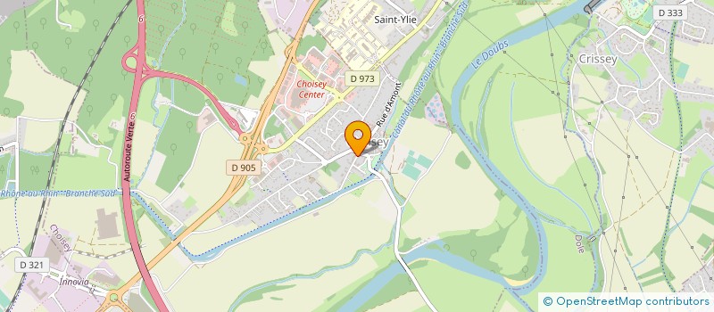 localisation de l'entreprise PLUTON à CHOISEY