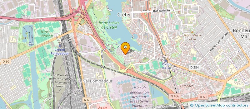 localisation de l'entreprise PLUTON CORP  CRETEIL