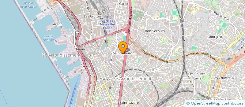 localisation de l'entreprise PLUTONIUM INC. à MARSEILLE