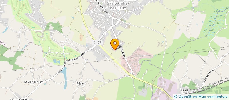 localisation de l'entreprise PLUUME à SAINT-ANDRE-DES-EAUX