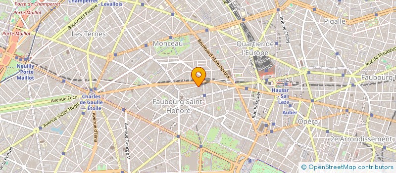 localisation de l'entreprise PLUVALCA  PARIS 08