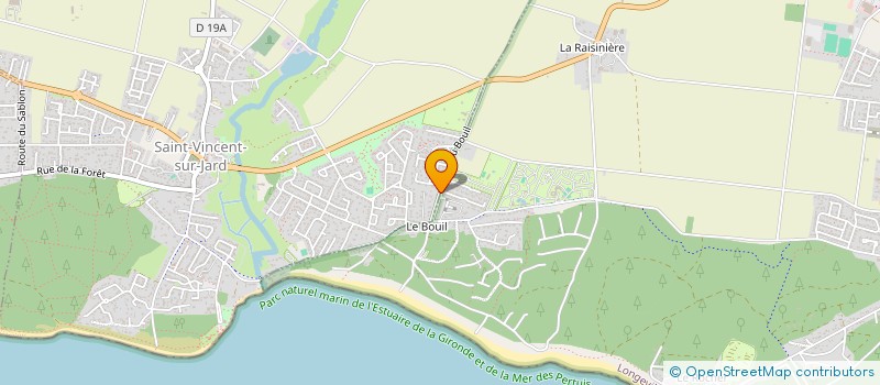 localisation de l'entreprise PLUVINAGE JAEGER CAPRI  LONGEVILLE-SUR-MER