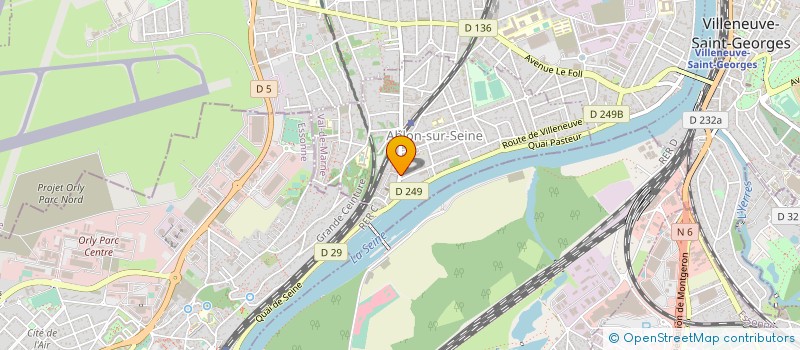 localisation de l'entreprise PLUVINET PRESSE  ABLON-SUR-SEINE