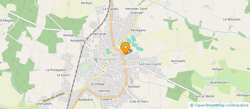 localisation de l'entreprise PLUVISPORT  PLUVIGNER