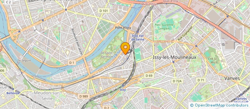 localisation de l'entreprise PLUXEE DEVELOPPEMENT 2 à ISSY-LES-MOULINEAUX