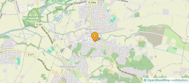 localisation de l'entreprise PLV à BEAUMONT-LES-VALENCE