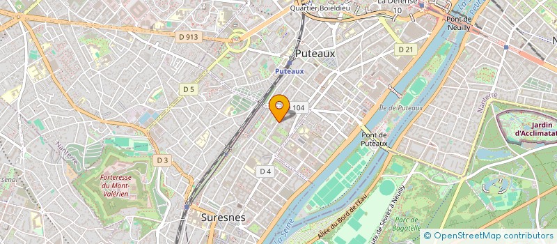 localisation de l'entreprise PLV BROKER à SURESNES