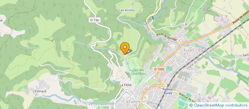 localisation de l'entreprise PLV BTP à POLIENAS