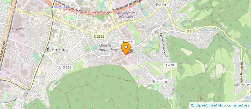 localisation de l'entreprise PLV CONCEPT ALPES à BRESSON