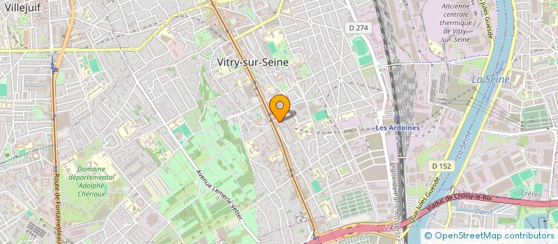 localisation de l'entreprise PLV RACING  VITRY-SUR-SEINE