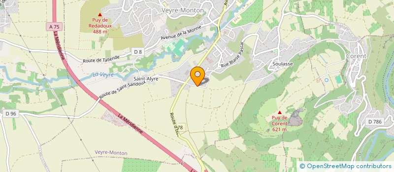 localisation de l'entreprise PLX SOLUTIONS  VEYRE-MONTON