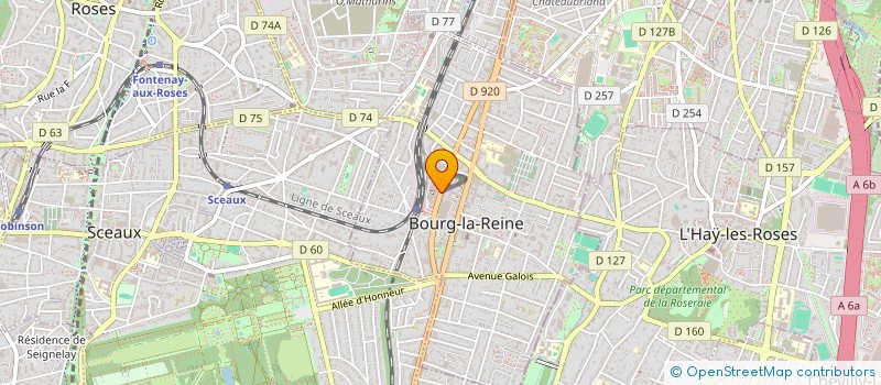 localisation de l'entreprise PLXAUTO à BOURG-LA-REINE