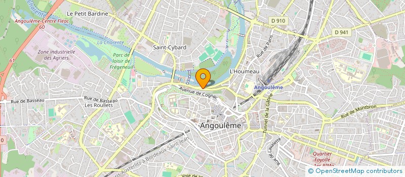 localisation de l'entreprise PLYER à ANGOULEME