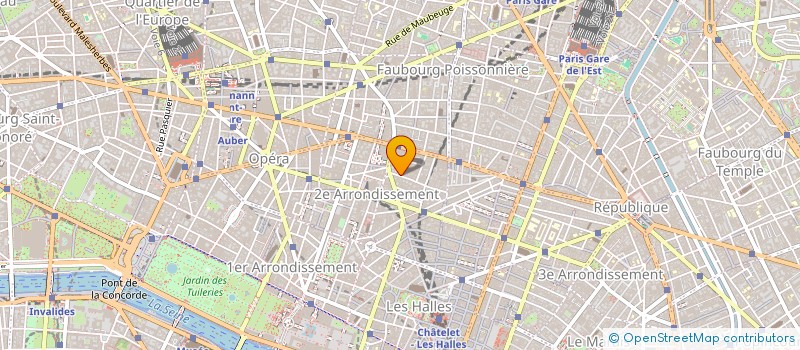 localisation de l'entreprise PM  PARIS