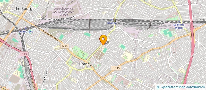 localisation de l'entreprise PM à DRANCY