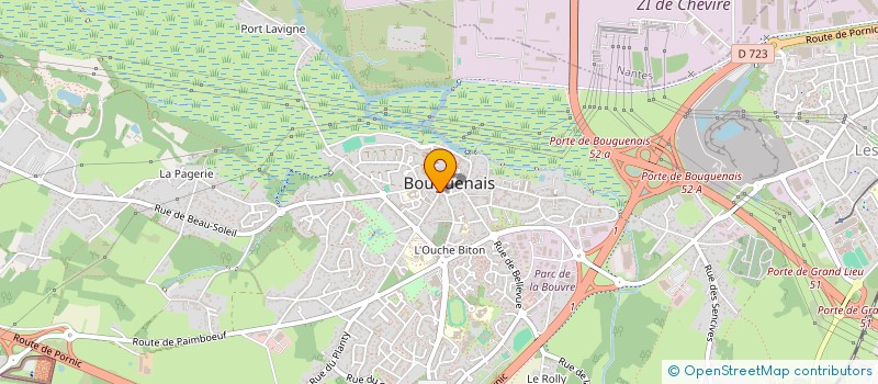 localisation de l'entreprise PM à BOUGUENAIS