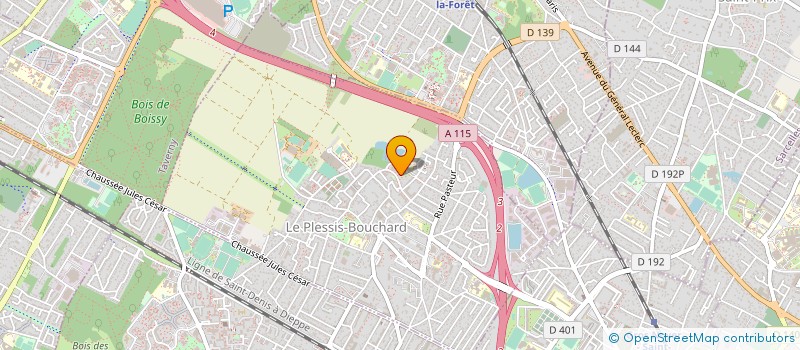 localisation de l'entreprise PM à LE PLESSIS-BOUCHARD