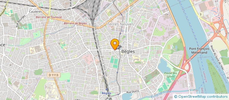localisation de l'entreprise PM à BEGLES
