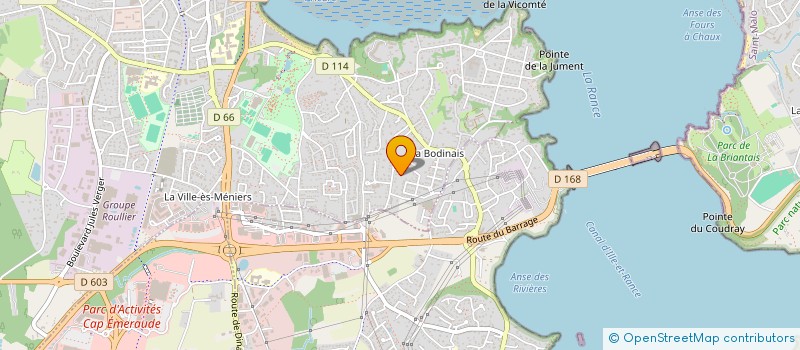 localisation de l'entreprise PM  DINARD