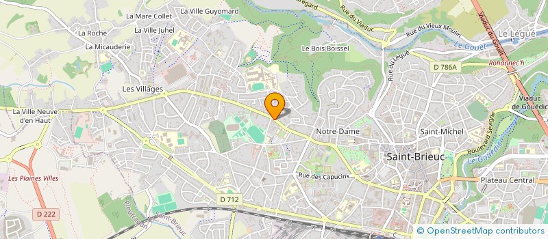 localisation de l'entreprise PM à SAINT-BRIEUC