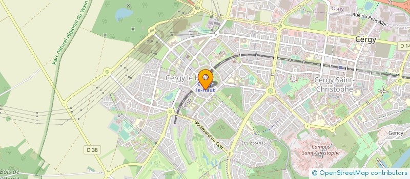 localisation de l'entreprise PM 95 à CERGY