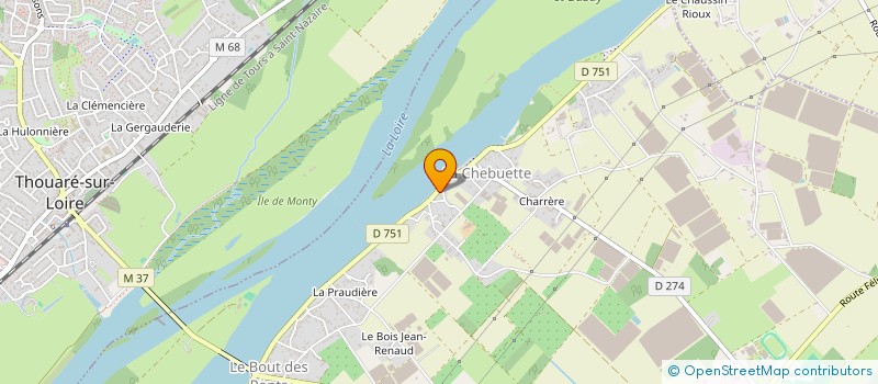 localisation de l'entreprise PM & ASSOCIES à SAINT-JULIEN-DE-CONCELLES