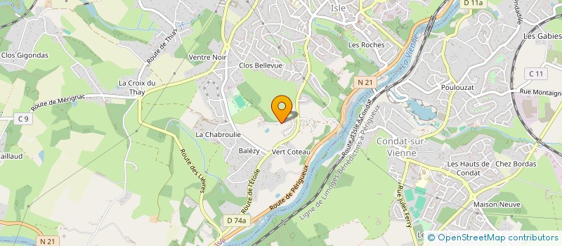 localisation de l'entreprise PM BERGERIE  ISLE