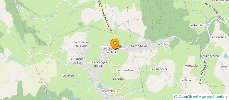 localisation de l'entreprise PM BETAIL  AVEIZIEUX