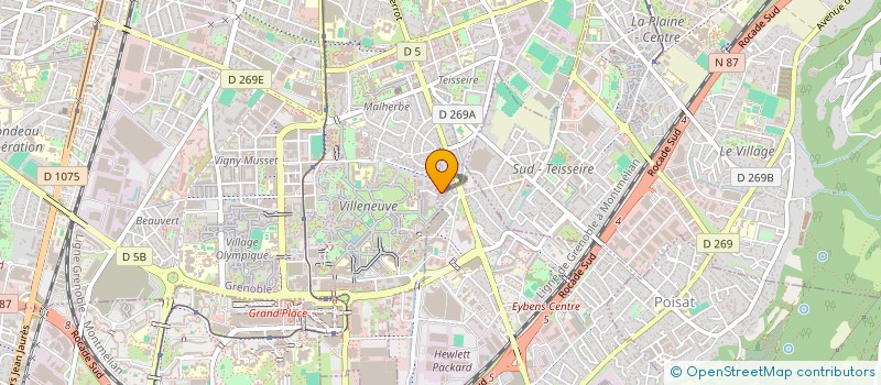 localisation de l'entreprise PM BOIS  EYBENS