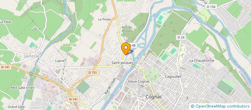 localisation de l'entreprise PM C à COGNAC