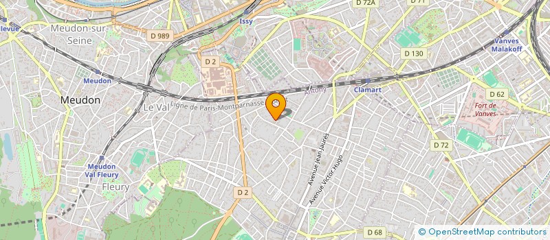 localisation de l'entreprise PM-CA à CLAMART