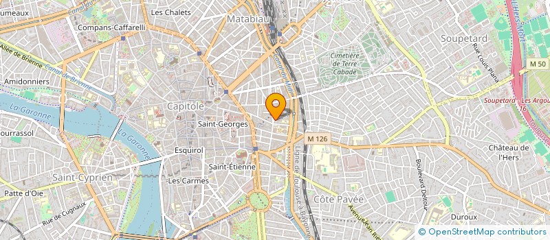 localisation de l'entreprise PM CAPITAL  TOULOUSE