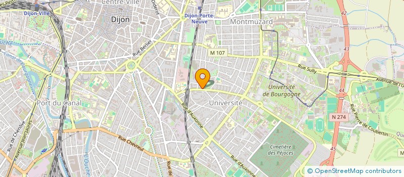 localisation de l'entreprise PM CIE à DIJON