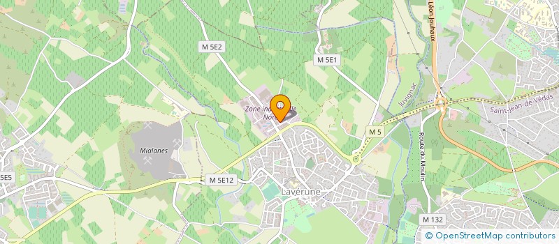 localisation de l'entreprise PM CLIM  LAVERUNE