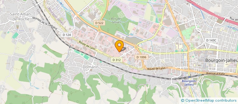 localisation de l'entreprise PM CONCEPTION à BOURGOIN-JALLIEU