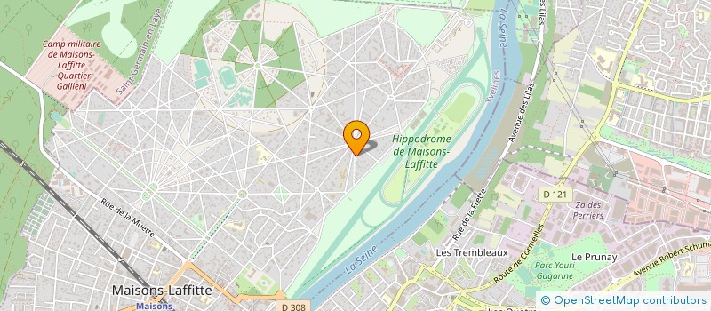 localisation de l'entreprise PM CONSEIL  MAISONS-LAFFITTE