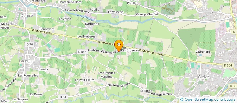 localisation de l'entreprise PM CONSEILS  GLEIZE