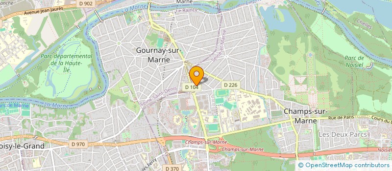 localisation de l'entreprise PM CONSEILS à CHAMPS-SUR-MARNE