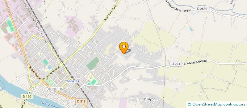 localisation de l'entreprise PM CONSEILS  TONNEINS