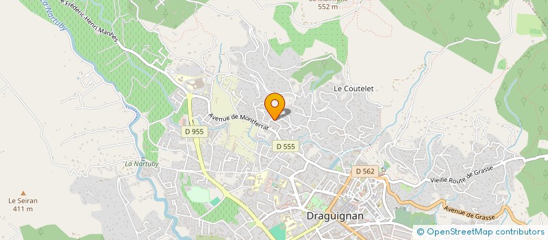 localisation de l'entreprise PM CONSTRUCTIONS à DRAGUIGNAN